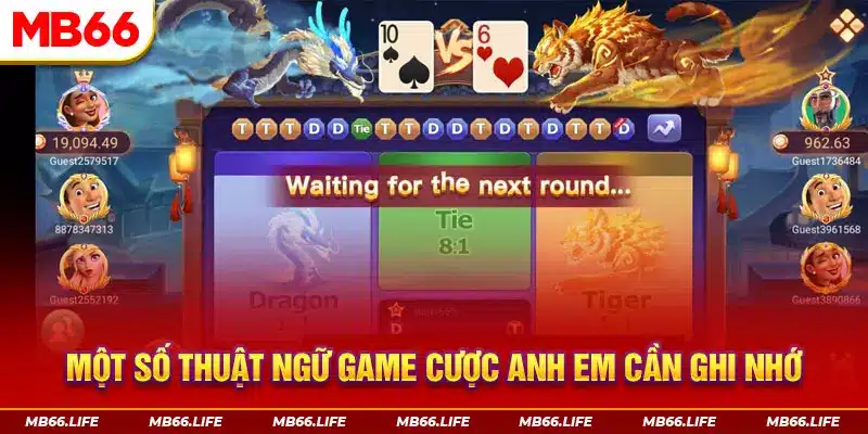 Một số thuật ngữ game cược anh em cần ghi nhớ